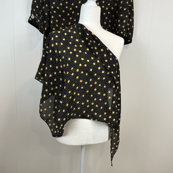 Leslie Faye 80s Polka Dot Skirt Set Sz 14 - Picture 5 of 15